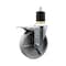 Service Caster 5'' Semi Steel Swivel 1-7/8'' Expanding Stem Caster Total Lock Brake SCC-EXTTL20S515-SSR-178 - alternate 1